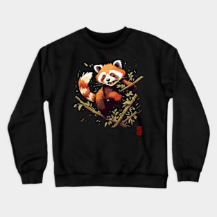 cute red panda Crewneck Sweatshirt